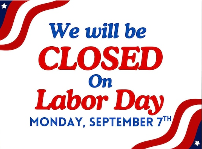 closed labor day